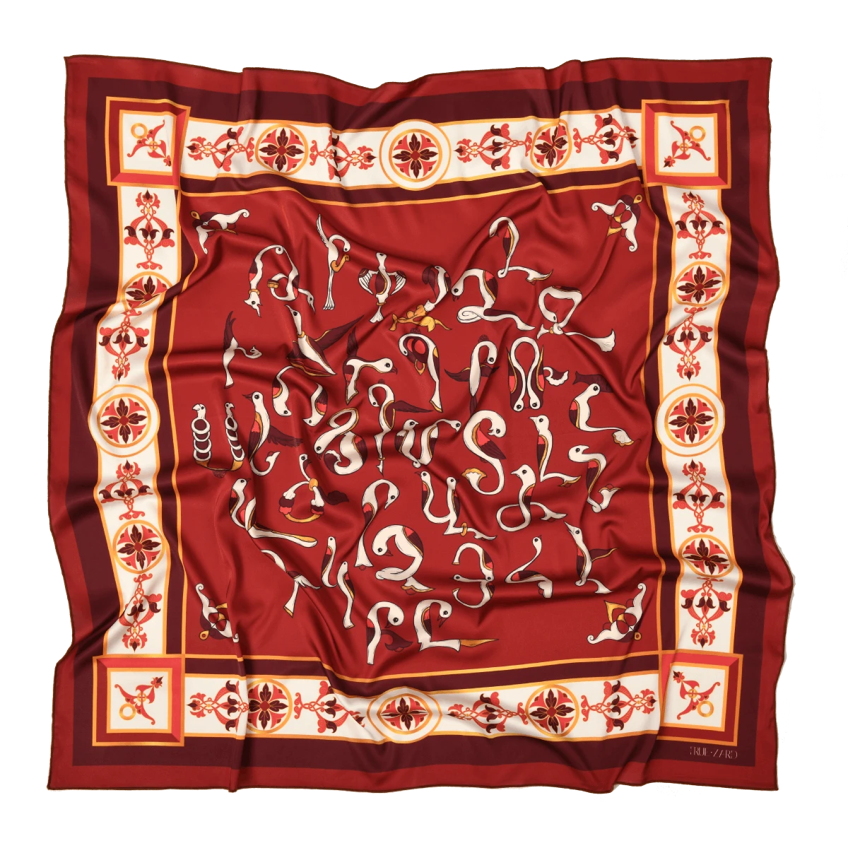 Մաշտոցյան զարդ բուրգունդի